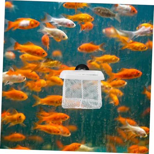 Toyvian 5pcs Fish Breeding Net with Cups Aquarium Divider Net for Fry Separation for Fish Tanks and Aquatic Breeding