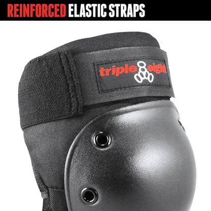 Triple Eight Kneesaver Knee Pads (1-Pair), Black, One Size - size: One Size