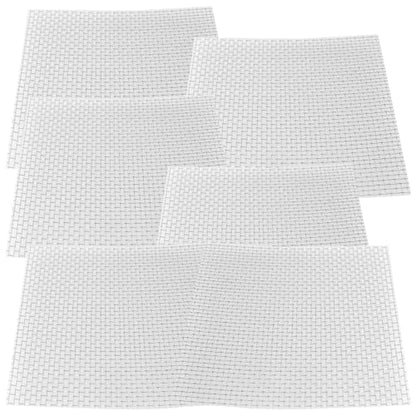 6PCS Stainless Steel Wire Mesh Mat Aquarium Plant Moss Netting 10x10cm/4x4in Fish Aquarium Plants Mesh Plants Fixed Planting Mesh Square for Pump Room Filter Entrance