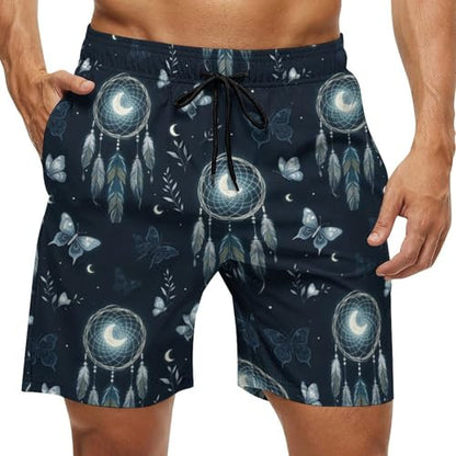 Mens Trunks Breathable Quick Dry Mesh Lining Summer Holiday Beach Board Shorts - color: Style-10, size: Small