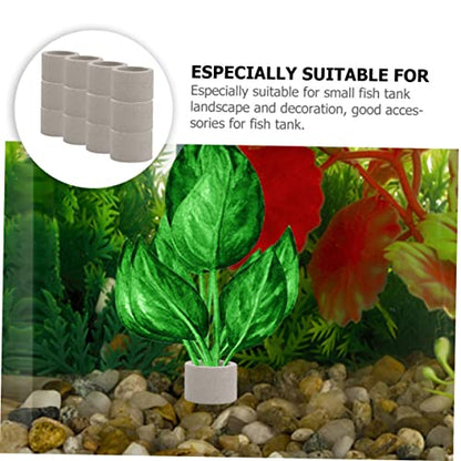 12pcs Aquarium Plant Holders Fixed Rings for Tank Water Plants Cultivation Weight Ring Fish Tank Decorations Sturdy Pot