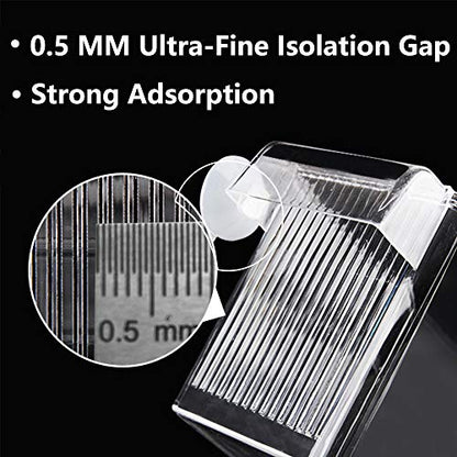 Tfwadmx Fish Breeding Box, 3 Rooms HD Aquarium Breeder Box with Suction Cups Hatchery Acrylic Fish Incubator Isolation with Artificial Plant for Guppy Hatchery - size: 3 Rooms