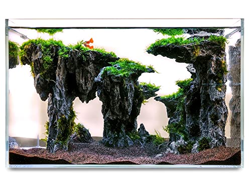 Fish Tank Decor Rocks.Aquarium Decoration Model.Easy and Quick Solution for Aquascaping.(Cave of Gods)