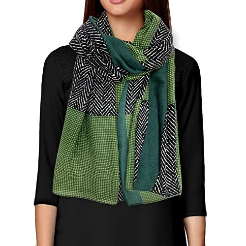 FINIZO Women's Fashion Scarves, Lightweight Cotton Blend Neck Scarves - color: 24