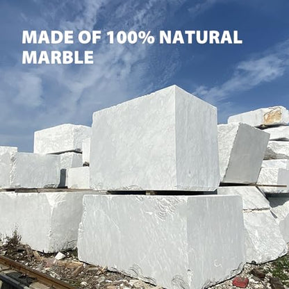 Koville Italian Carrara Natural Marble Incense Holder, Incense Holders for Sticks, Incense Burner Holder, Ideal for Meditation and Relaxing, Easy to Clean(Bianco Carrara) - color: White Marble-bianco Carrara