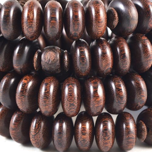 Limited Edition Large Polished Tamarind Wood Handmade Sufi Tijani Prayer Beads