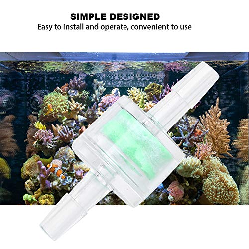 10Pcs Fish Tank Silicone Tube Filter, 4mm Aquarium Water Pump Silicone Tube Filters, Small Aquarium ABS Hose Filter, Fish Tank Hose Filtration Supplies, Green