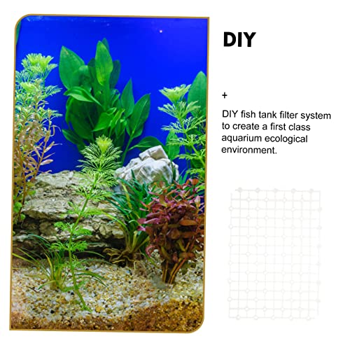 Totority 2pcs Aquarium Dividers for Fish Tanks Wear-Resistant Bottom Isolation Plates Convenient Splicing Design for Gravel for Betta and Shrimp Tanks