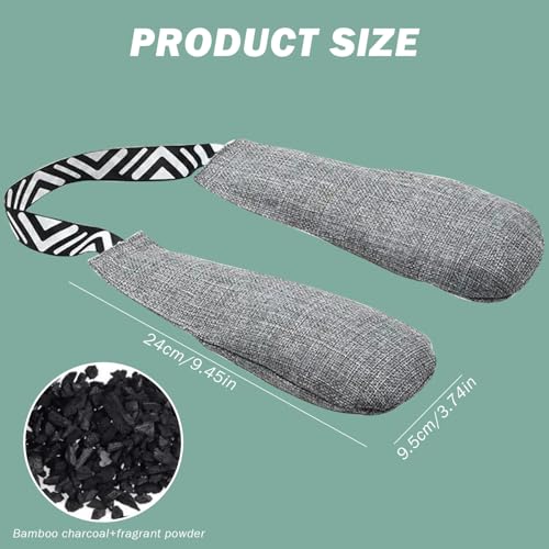 Boxing Glove Deodorizer Lemon Fragrance Glove Deodorizers Bamboo Charcoal Sports Shoes Deodorizer with Connecting Strap