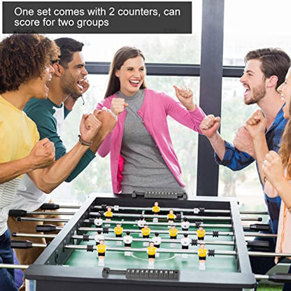 2pcs Foosball Scoring Counters 10 Numbers Scoring Score Counter Indicator for Standard Football Tables