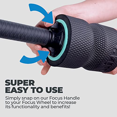 Chirp Focus Muscle Roller Handle for 4" Focus Wheel, 15.5" - style: Muscle Roller Handle Only