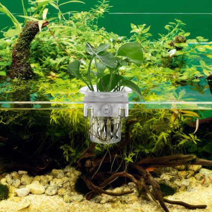 TOYANDONA 4pcs Aquarium Hanging Plant Holder Aquatic Planter Cups for Fish Tank Decoration Water Design for Aquatic Plant Cultivation