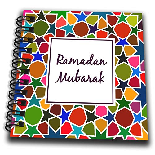 Mini Notepad 4 x 4 inch - Ramadan Mubarak - Have a Happy Blessed Ramadan Islamic Muslim holiday Occasions - size: Mini Notepad 4 x 4 inch