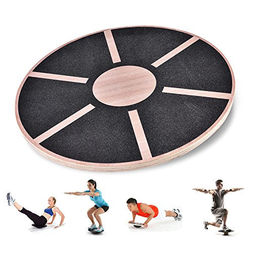 Wobble Board, Fitness Equipment Balancing Rocker Stability Balancer Anti-Slip Feet Up Trainer, for Hemiplegia Stroke Rehabilitation Training