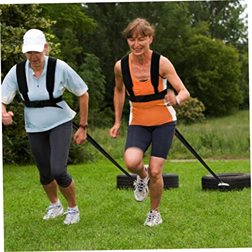 Speed Harness, Sled Harness Tire Pulling Speed Resistance Power Belt Adjustable Weight Trainer with Pull Strap for Daily Use
