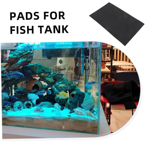 POPETPOP 2pcs Aquarium Leveling Mat Non Slip Shockproof Fish Tank Pad for Enhanced Stability and Protection Durable Bottom Mat for All Season Use and Easy Installation