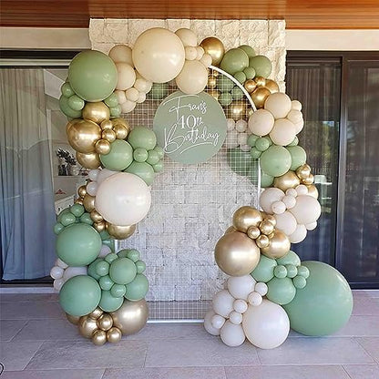 Voircoloria 110pcs Metallic Gold Chrome Latex Party Balloons, 12inch - color: 05 Metallic Gold, size: 12 inch - 110pcs