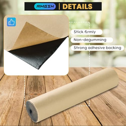 1/8" T *12" W X 48"L, Sponge Neoprene with Adhesive Foam Rubber Sheet | Padding Gaskets,Crafts for weather proofing or stripping DIY gasket sealing material - size: 1/8” Thick X 12” Wide X 48” Long