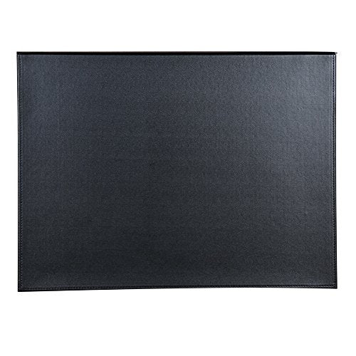 18''x14'' Large Rectangle A3 Desk Writing & Drawing Desk Pad &Board Table Protector Mat with Paper Clip on Top Black - color: Black-a186
