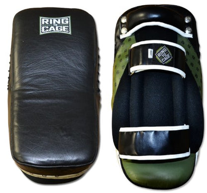 Ring to Cage Ultima MiM Foam Leather Curved Thai Pad, for MMA, Muay Thai, Kickboxing