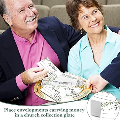 Woanger 500 Count Tithes and Offering Envelopes for Donation Envelope Bill Size Checks and Cash for Tithes and Offering(Classic) - style: Classic