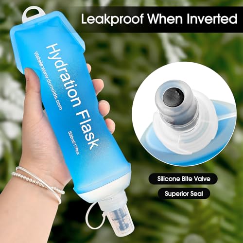 GUYI GYGYL Soft Flask, Collapsible Water Bottle for Sports, 150ml Blue 2pcs - color: 2Pcs 150ml Blue