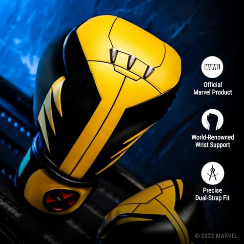Hayabusa Marvel Hero Elite Boxing Gloves for Men and Women - color: Wolverine, size: 12oz