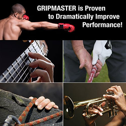 Prohands Gripmaster Hand Exerciser, Finger Exerciser (Hand Grip Strengthener), Spring-Loaded, Finger-Piston System, Isolate & Exercise Each Finger - color: Red - Gripmaster, size: 7 lb (Medium Tension)