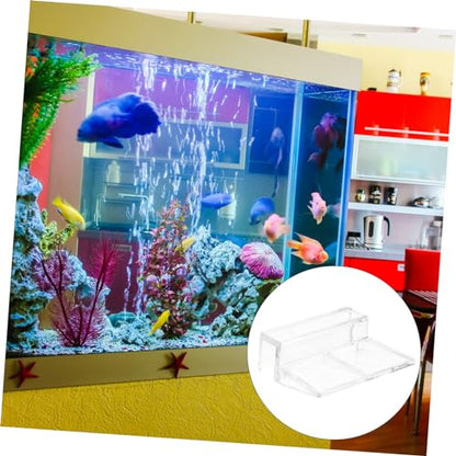Strong Support Holder for Tank 4pcs Plastic Clips Glass Cover 8mm Easy to Fasten Suitable for Aquariums