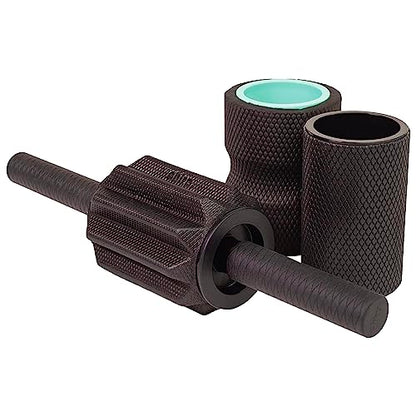 Chirp 3-in-1 Muscle Roller, Deep Tissue Foam Massager, 4x4x24 Inches | Handheld Muscle Roller, 3 Interchangeable Massage Rollers, Trigger Point Recovery, Leg Roller and Massage Stick - style: 3-in-1 Muscle Roller