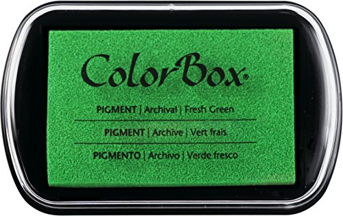 ColorBox Classic Pigment Ink, Pad, Full Size, Fresh Green - color: Fresh Green