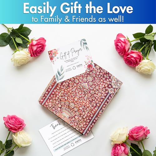 Sacred Artisans Prayer Rug with Super Soft Touch for Men and Women | Prayer Mat and Meditation Mat for Home Travel & Gift (Ruby - Non Padded) - color: Ruby - Non Padded