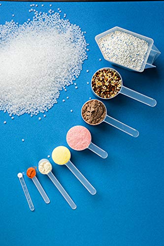 9 mL (9 CC) Long Handle Plastic Measuring Spoon for Coffee, Protein Powder, Pet Food, Spices, Grains, Dry Goods – Food-Grade BPA-Free (Pack of 1) - size: 9 mL | 9 cc