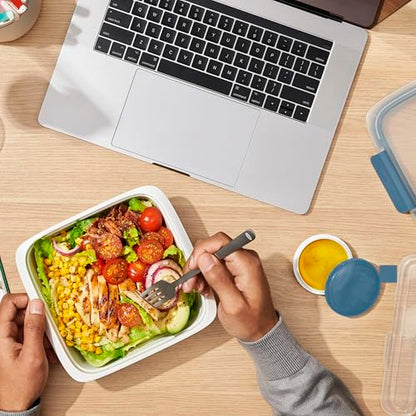 OXO Good Grips Prep and Go Salad Container - Ocean Blue - color: Ocean Blue, style: Salad Container