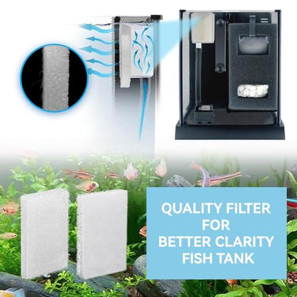 Diffusion Chamber Pad, Betta Tank Filter Replacement for AquaClear Fluval | Betta Diffusion Chamber Pad Replacement Aquarium Filter Media for Betta Premium Aquarium 2.5/2.6 Gallon, 8 Pack