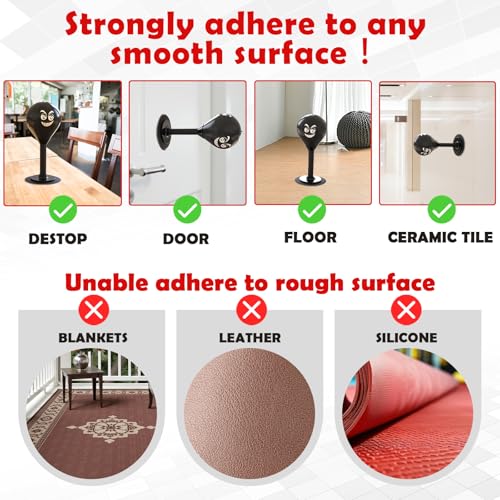 Desktop Punching Bag with Suction Cup - Punch Away Stress, Heavy Duty Office Desk Stress Ball for Adults & Kids, Fun Boxing Toy for Coworkers, Friends - color: Black