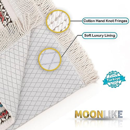 Muslim Prayer Mat, Portable Prayer Mat, Janamaz Prayer Rug, Thick Prayer Mats Muslim, Islam Prayer Rug, Sajadah for Prayer, Eid Gifts, Ramadan Box (White) - color: White