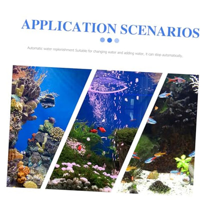Kisangel Aquarium Water Level Controller Automatic Water Supplement Tool for Fish Tanks Compact Design Easy Installation Durable Material Noise Reduction Feature for Aquariums