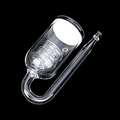 Glass CO2 Reactor, 3 Spiro Glass Diffuser for Aquarium Plants, Suitable for Tanks 15-200 Gal/60-757 Liter - color: CO2 Diffuser-Spiral