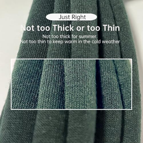 Muslin Hijab Scarf for Women Long Headscarves Solid Head Wraps Soft Pashminas Shawls - color: Dark Green Muslim Hijab Scarf