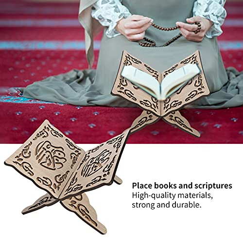 Quran Folding Stand, Quran Holders Muslim Prayer Book Quran Stand Muslim Stand for Practical Home Decoration