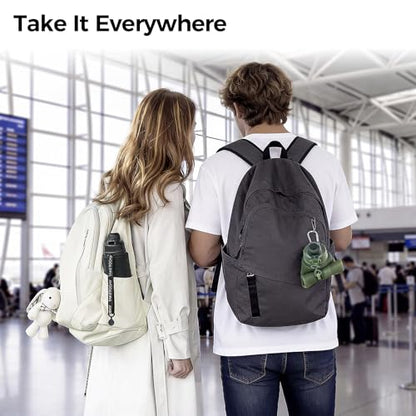 TakeToday Collapsible Water Bottles, Foldable for Travel, 32oz, Blue - color: Blue