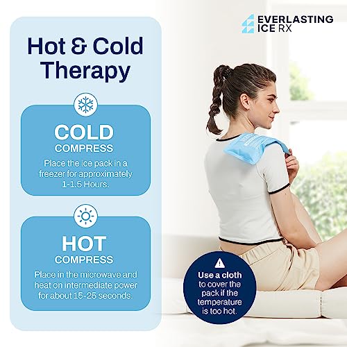 Large Soft Reusable Gel Ice Packs for Injuries, Hot and Cold, 4 Pack - style: 4 Pack