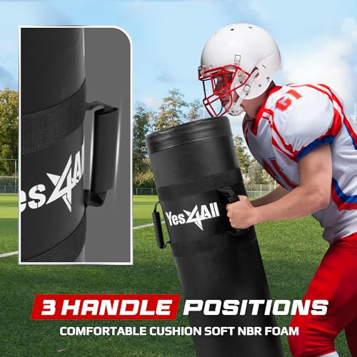 Yes4All Tackling Dummies for Youngth Football, 11lbs /20lbs Leather Block and Tackle Dummies for Contact Drills, Martial Arts - color: 20LBS