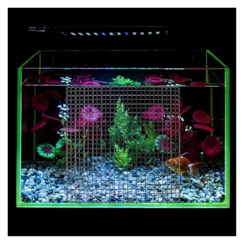 1 Set of Aquarium Grid Dividers Plastic Filter Boards Fish Tank Bottom Partition Nets Multi-Hole Design Easy Installation