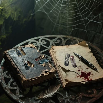 Dark Academia Magnetic Bookmarks for Women, 30 Pcs Gothic Witchy Book Marks with Aesthetic Skull Rose Castle Designs, Magnet Book Marker Clips for Readers and Book Lovers - style: Dark Academia 01