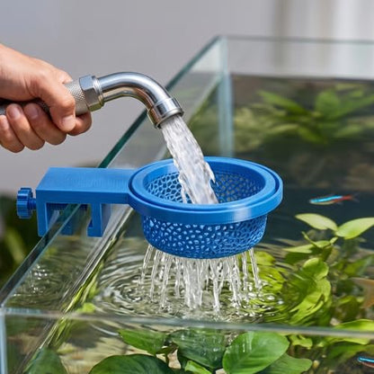 Extra Large Aquarium Water Change Diffuser Baffle Tool | Baffle Tool for Rimless & Rimmed Tanks, Spill-Proof Flow Deflector Protects Substrate, Plants & Decorations