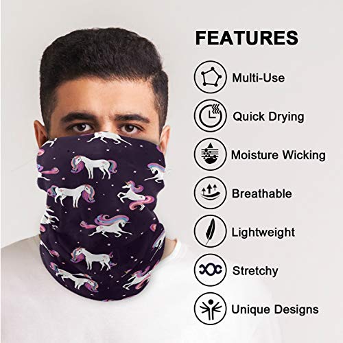 visesunny Seamless Scarves Bandana Scarf UV Resistence Outdoor Sport Balaclavas Headwear Headband Unisex - color: Multi7