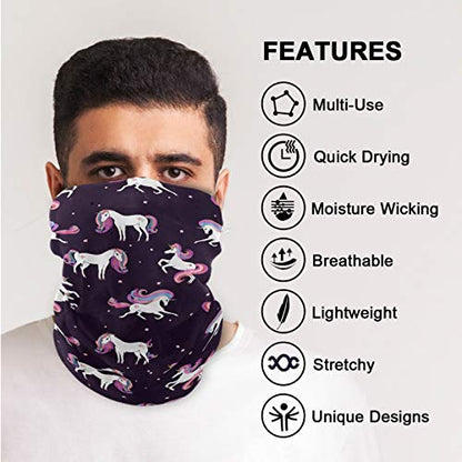 visesunny Seamless Scarves Bandana Scarf UV Resistence Outdoor Sport Balaclavas Headwear Headband Unisex - color: Multi7