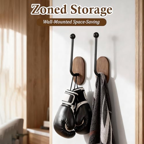 Wall Mounted Boxing Glove Holder, Easy to Install Boxing Glove Wall Hooks, Boxing Gloves Drying Stand